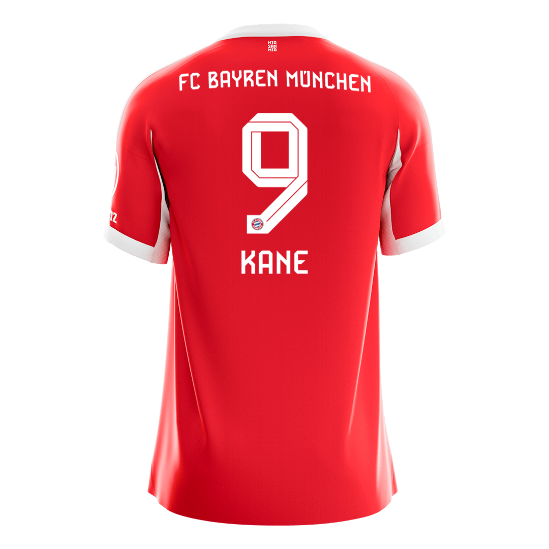 Maillot de foot domicile KANE #9 Bayern Munich 2025/26 pour homme [PREMIUM]