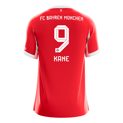 Maillot de foot domicile KANE #9 Bayern Munich 2025/26 pour homme [PREMIUM]