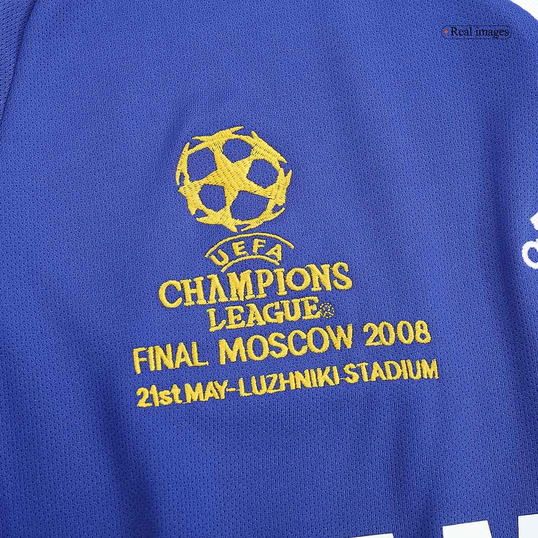 Maillot de football domicile rétro Chelsea Hommes UCL Finale UCL 2008