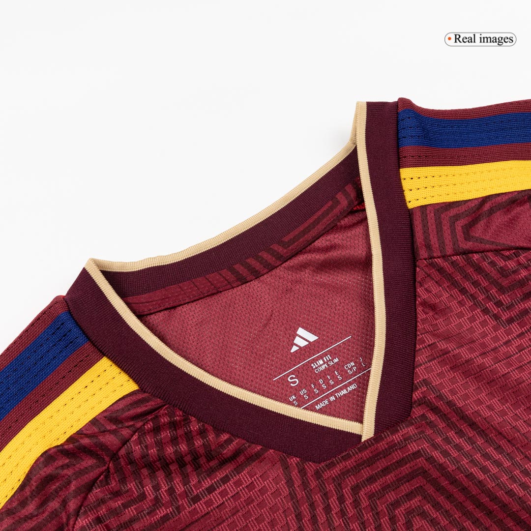 Maillot de football domicile Venezuela Coupe du Monde 2026 pour hommes version joueur - Coupe ajustée