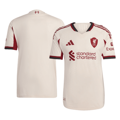 Maillot de football extérieur Liverpool 2025/26 pour homme - Version joueur - Coupe ajustée