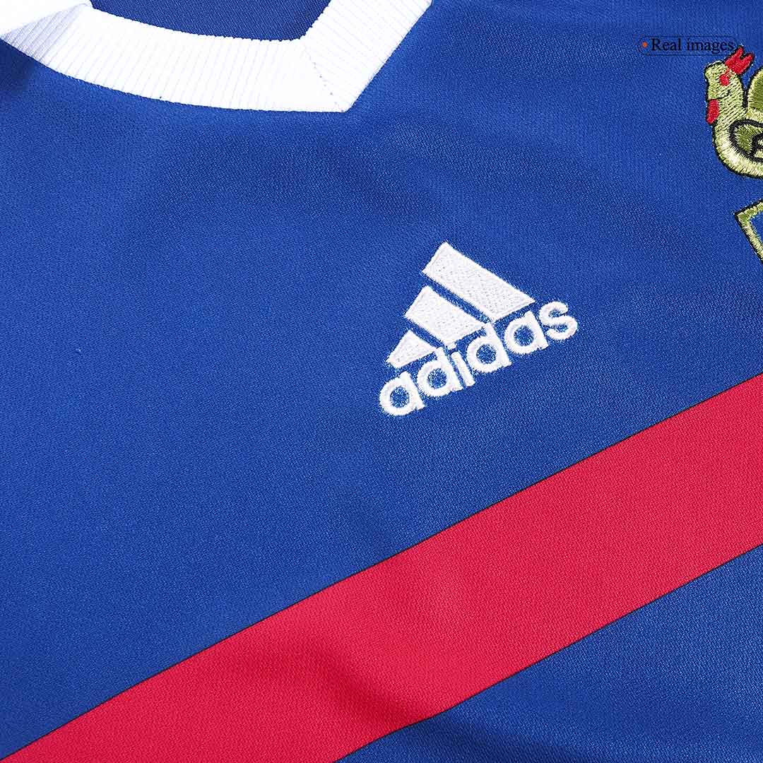 Maillot de foot domicile rétro pour homme France 1998