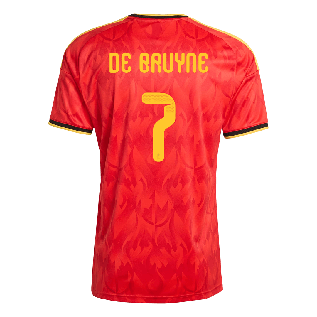 Maillot de Foot Domicile Homme Belgique Coupe du Monde 2026 DE BRUYNE #7