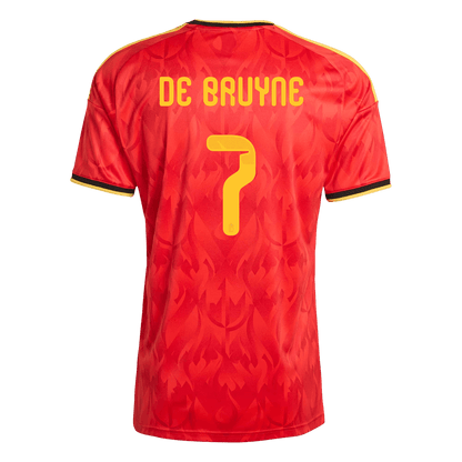 Maillot de Foot Domicile Homme Belgique Coupe du Monde 2026 DE BRUYNE #7
