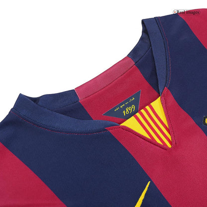 Retro Men's Barcelona 2014/15 Home Soccer Jersey