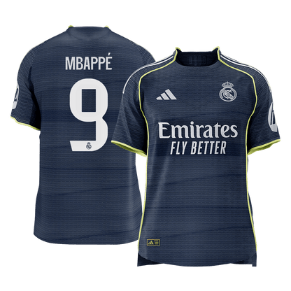 MBAPPÉ #9 Maillot de Foot Extérieur Real Madrid 2025/26 Version Joueur Homme - Coupe Ajustée [PREMIUM]