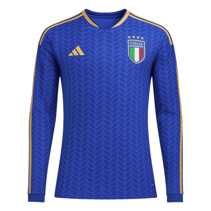 Maillot de football domicile à manches longues Italie Coupe du Monde 2026 pour homme