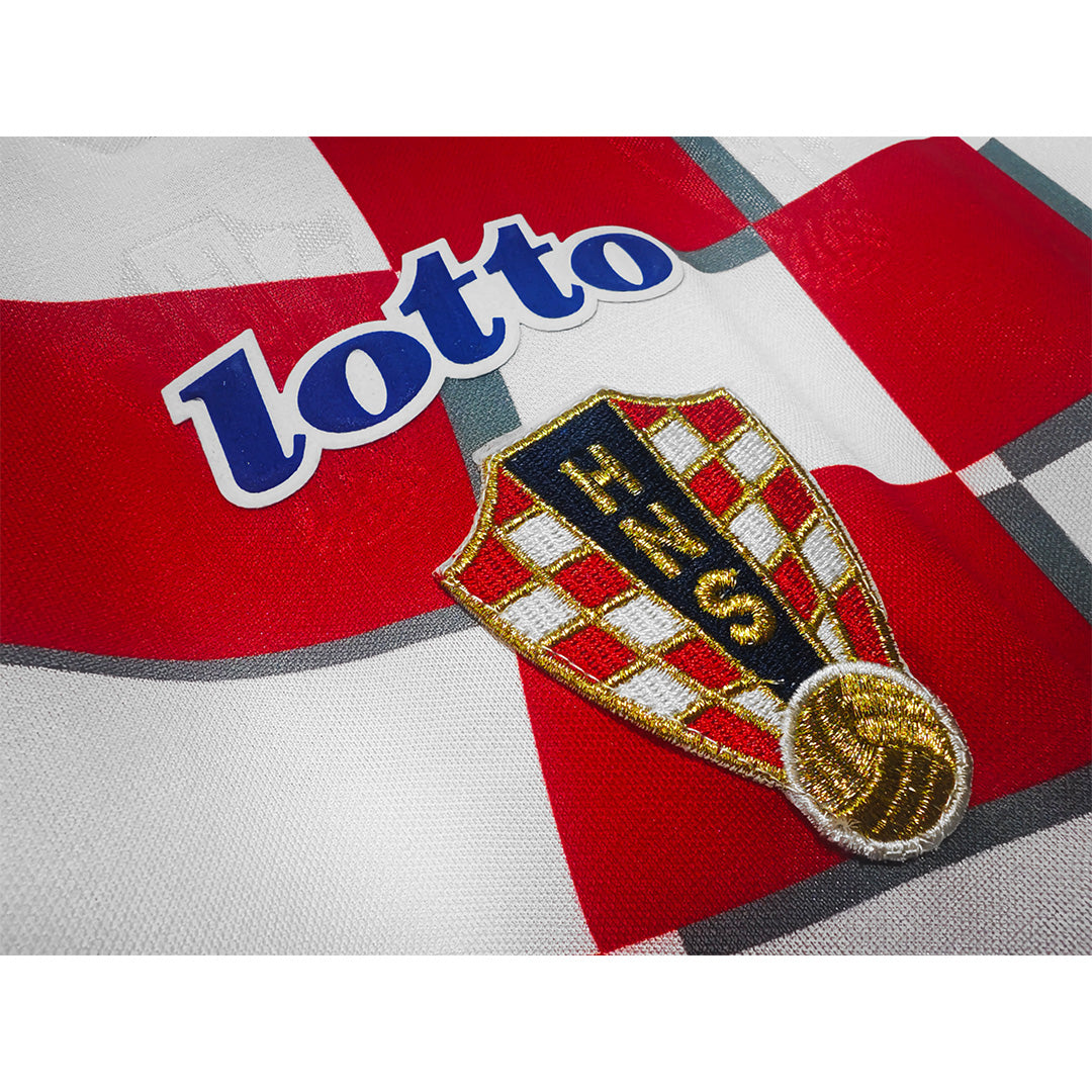 Retro Men's Croatia World Cup 1998 Home Soccer Jersey