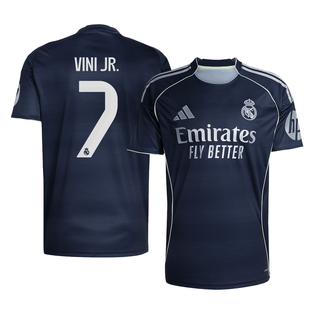 Maillot de foot extérieur Real Madrid 2025/26 pour homme VINI JR. #7 [PREMIUM]