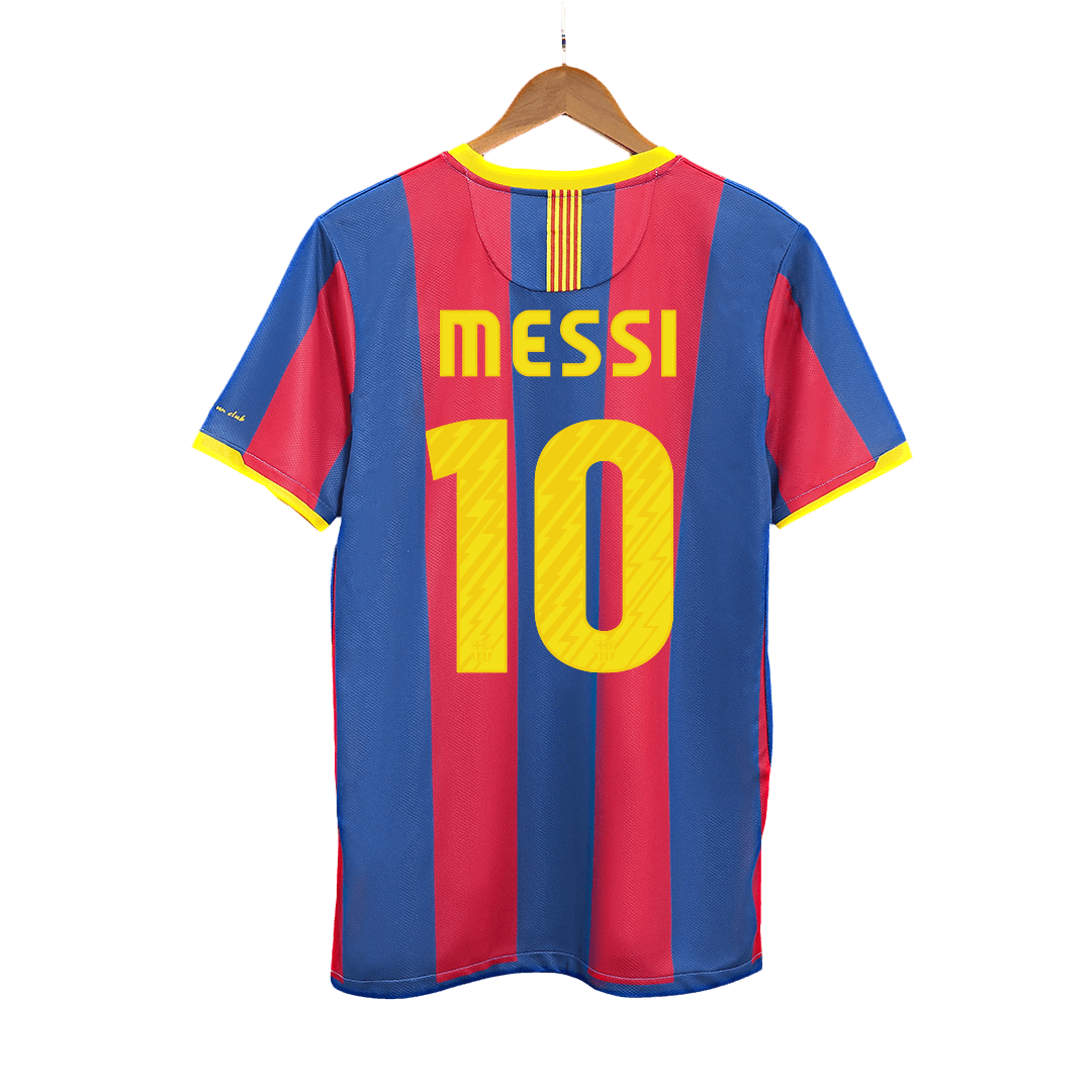 Maillot de football domicile homme rétro Barcelone 2010/11 MESSI #10
