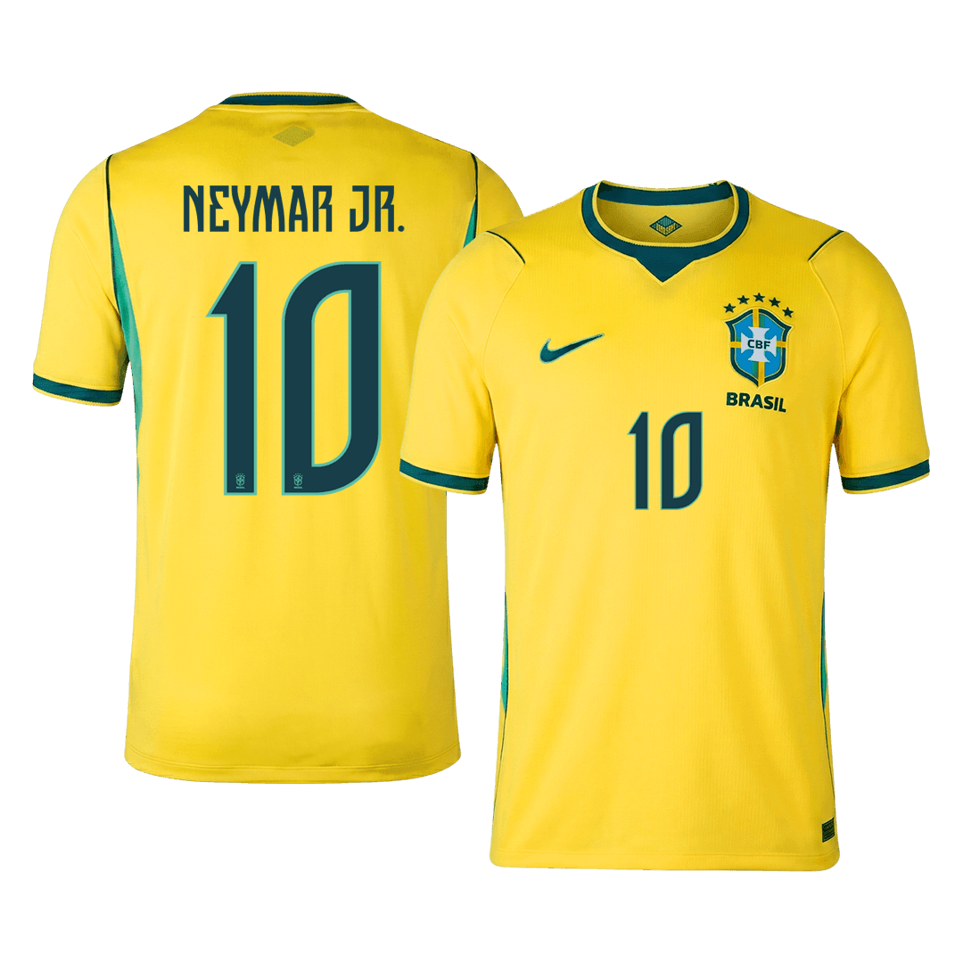 NEYMAR JR. #10 Men's Brazil World Cup 2026 Home Soccer Jersey