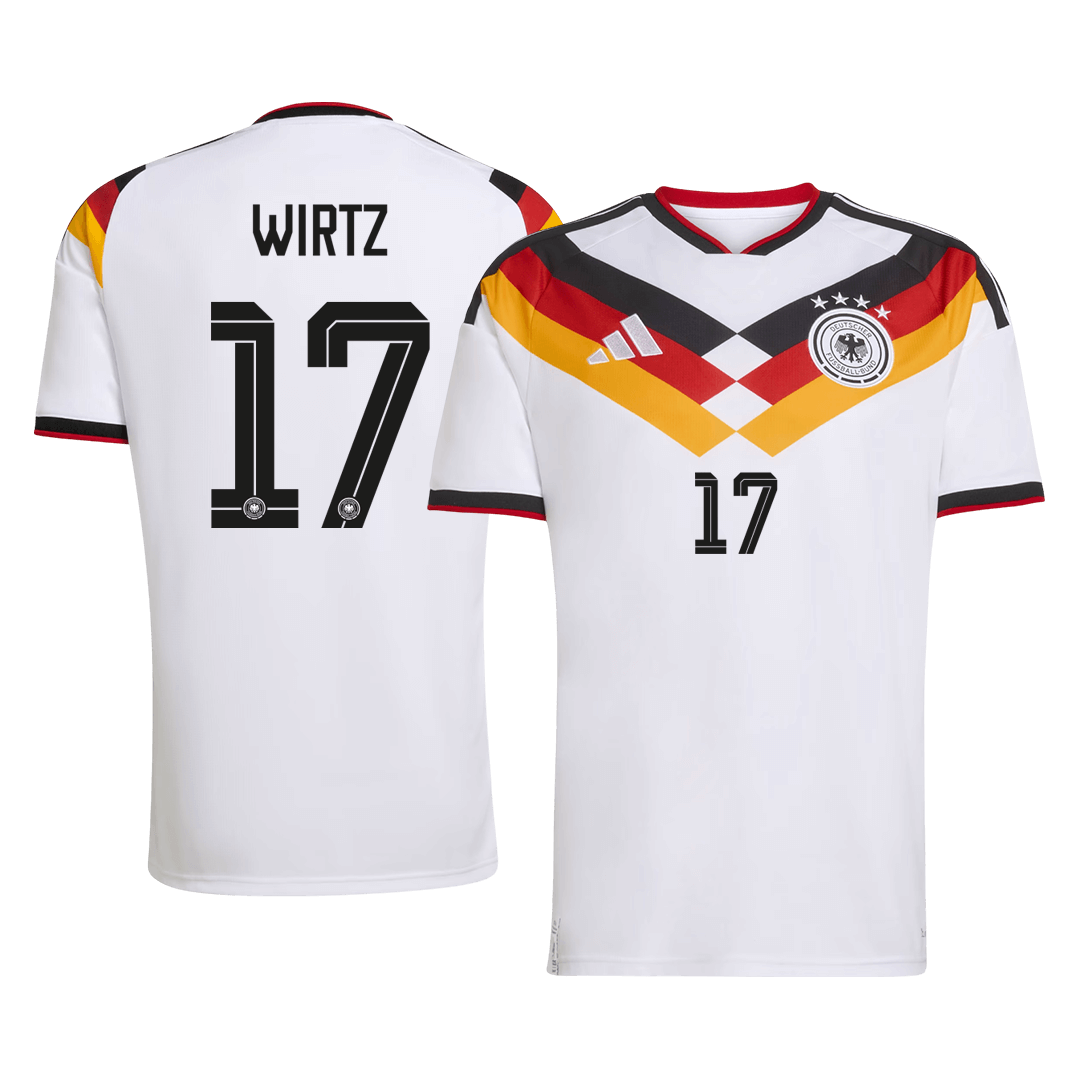 Maillot de Foot Domicile Homme Allemagne Coupe du Monde 2026 WIRTZ #17