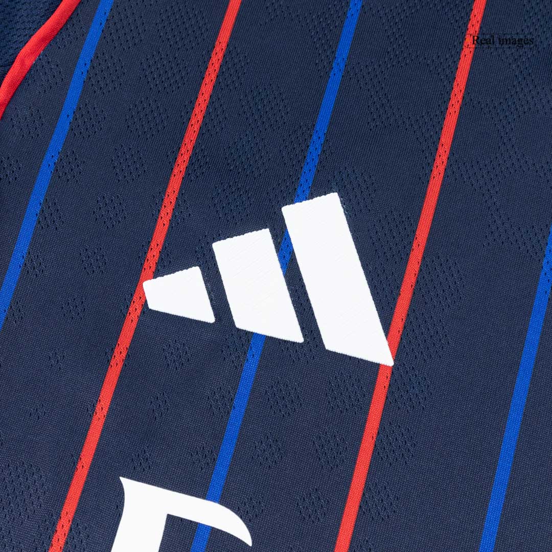 Maillot de football extérieur Olympique Lyonnais 2025/26 pour homme – Version joueur – Coupe slim