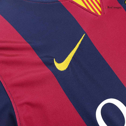 Retro Men's Barcelona 2014/15 Home Soccer Jersey