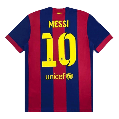 Maillot de football rétro MESSI #10 domicile du FC Barcelone 2014/15 pour homme