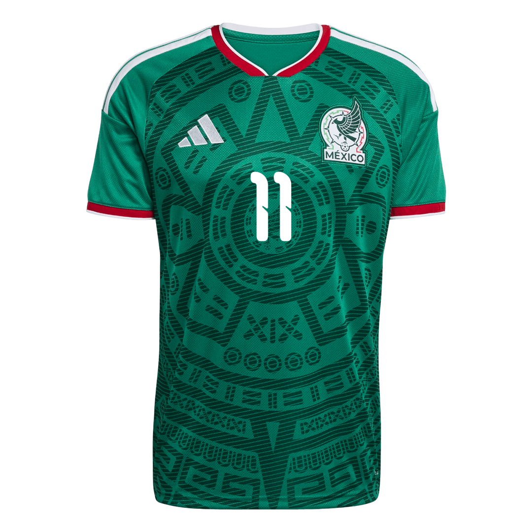 Maillot de foot S.GIMENEZ #11 Domicile Homme Mexique Coupe du Monde 2026 [PREMIUM]