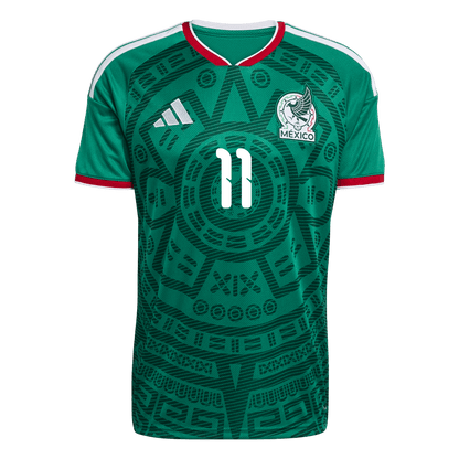 Maillot de foot S.GIMENEZ #11 Domicile Homme Mexique Coupe du Monde 2026 [PREMIUM]