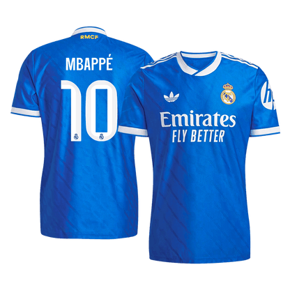 Maillot de football MBAPPÉ #10 Real Madrid 2025/26 version joueur troisième extérieur pour homme - Coupe slim