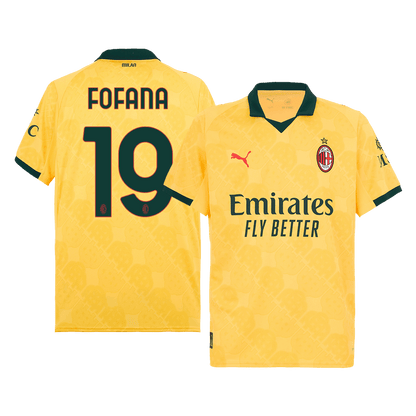 Maillot de Foot FOFANA #19 AC Milan Troisième Extérieur Homme 2025/26