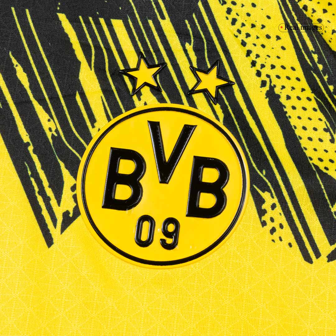 Maillot de foot domicile Borussia Dortmund 2025/26 pour homme - Version joueur - Coupe ajustée