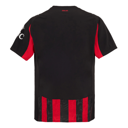 Maillot de foot domicile AC Milan 2025/26 pour homme - Version joueur - Coupe ajustée