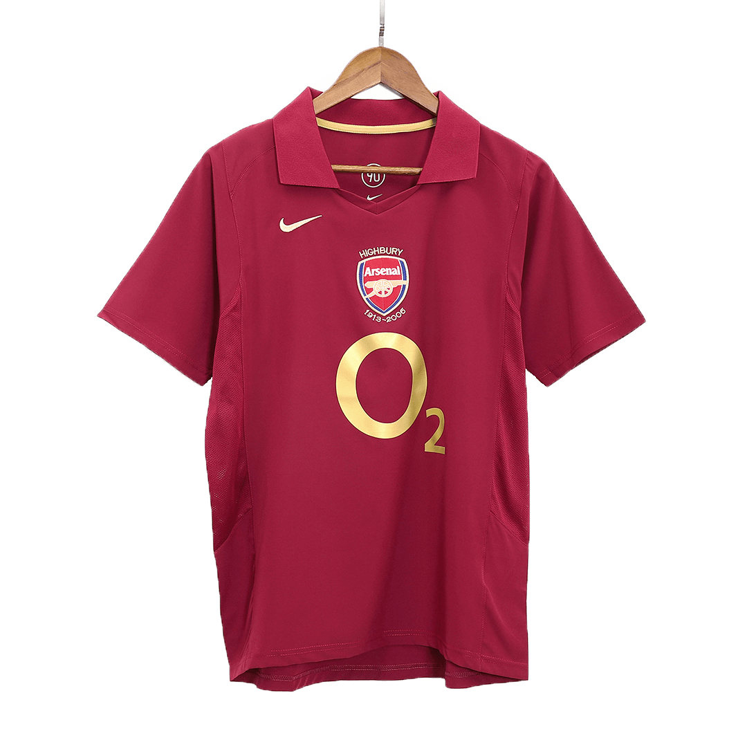 Maillot de football domicile homme Arsenal 2005/06 Rétro HENRY #14