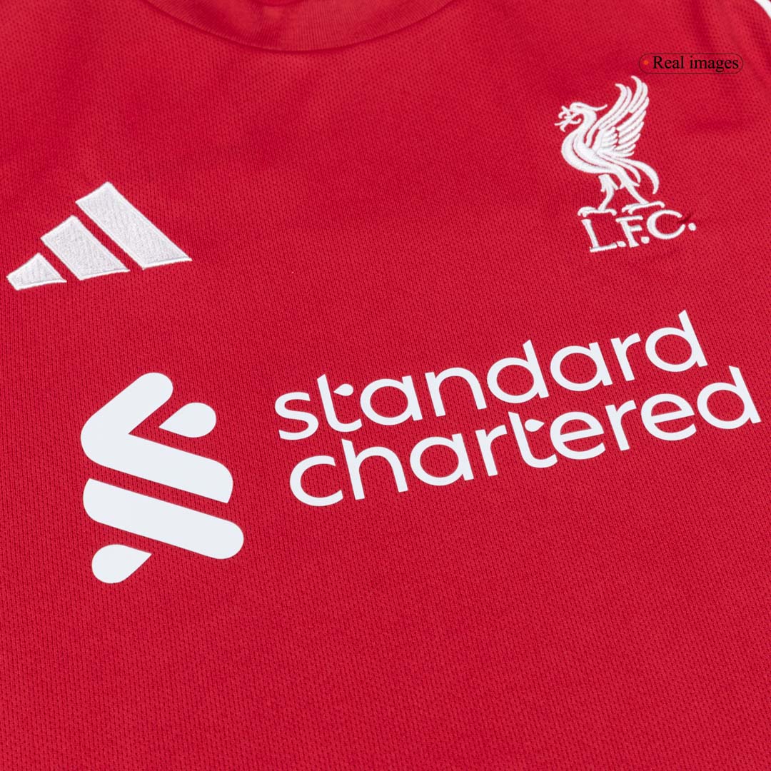 Maillot de football domicile Liverpool 2025/26 pour femme