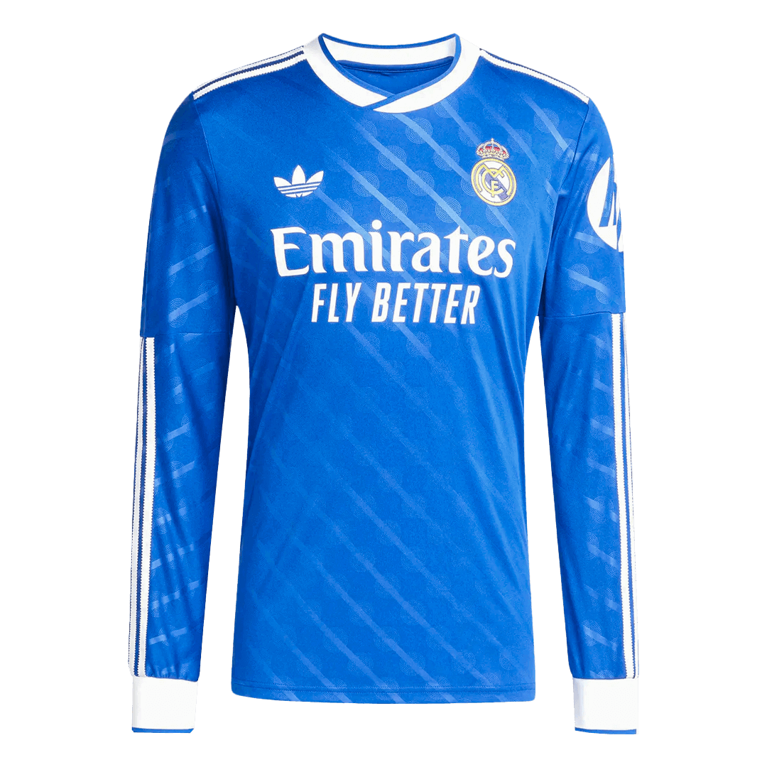Maillot de foot manches longues extérieur Real Madrid 2025/26 (troisième tenue) pour homme