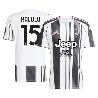 Maillot Domicile Homme KALULU #15 Juventus 2025/26
