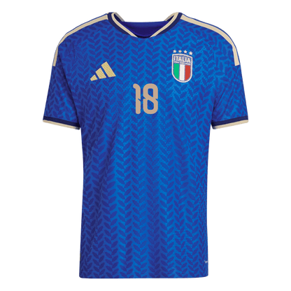 Maillot de football domicile homme Italie Coupe du Monde 2026 DARMIAN #13 version joueur - Coupe ajustée