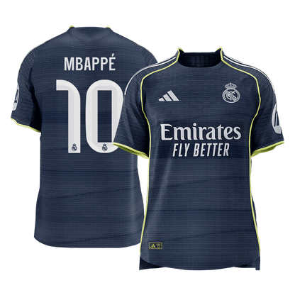 MBAPPÉ #10 Maillot de Foot Extérieur Homme Real Madrid 2025/26 Version Joueur - Coupe Slim [PREMIUM]