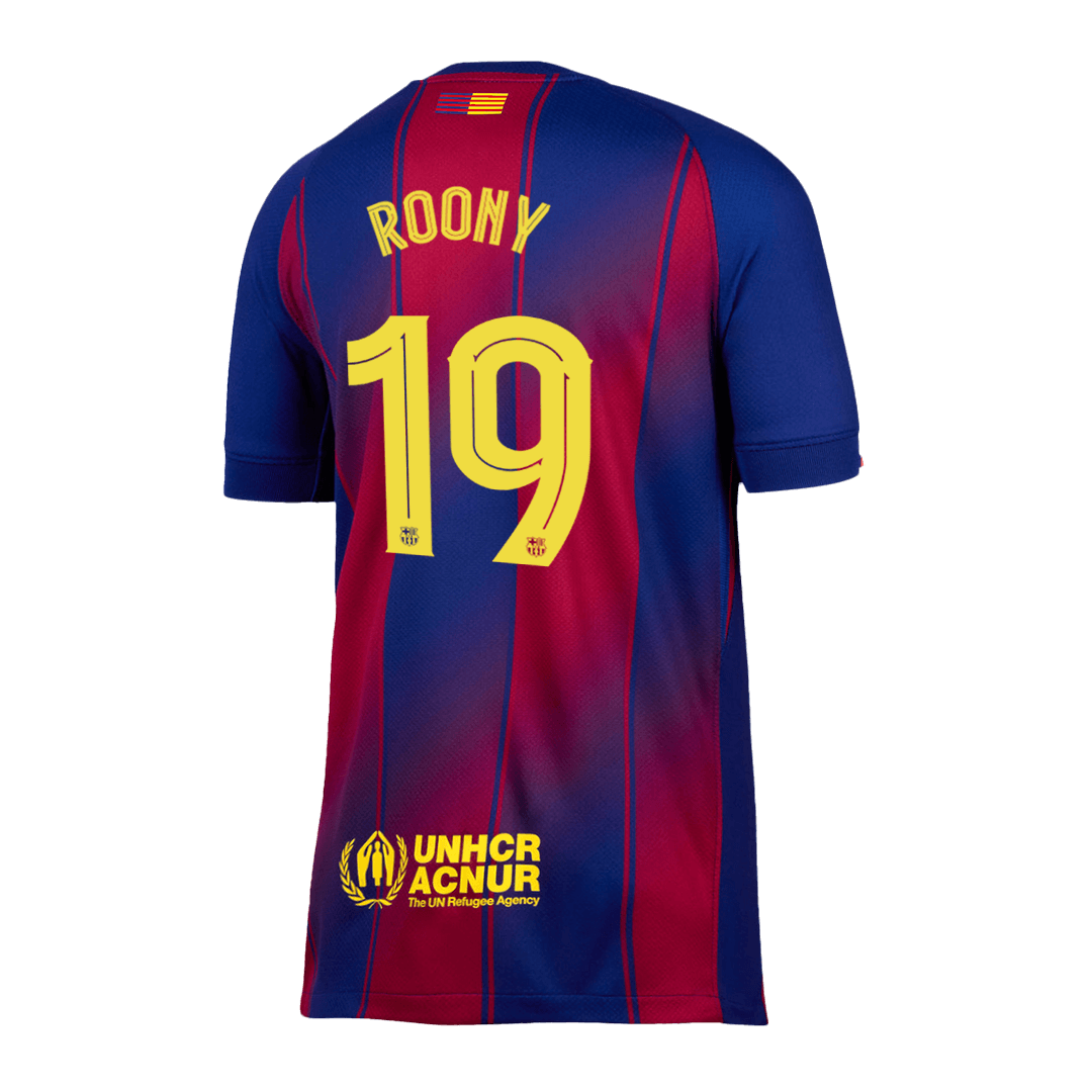 Maillot de foot domicile ROONY #19 Barcelone LDC 2025/26 Homme [PREMIUM]