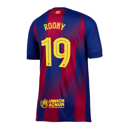 Maillot de foot domicile ROONY #19 Barcelone LDC 2025/26 Homme [PREMIUM]