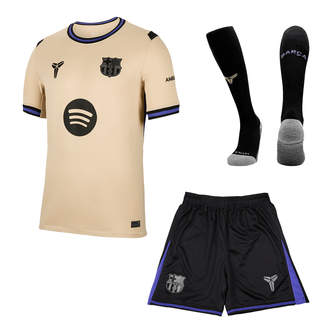 Ensemble complet maillot de foot extérieur homme Barcelone 2025/26