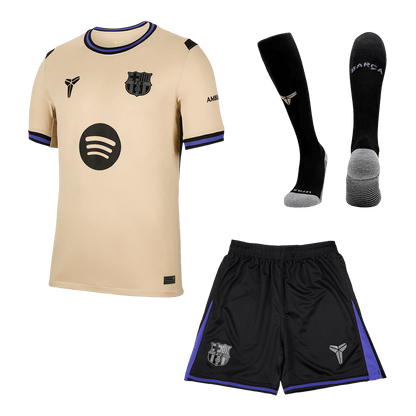 Ensemble complet maillot de foot extérieur homme Barcelone 2025/26