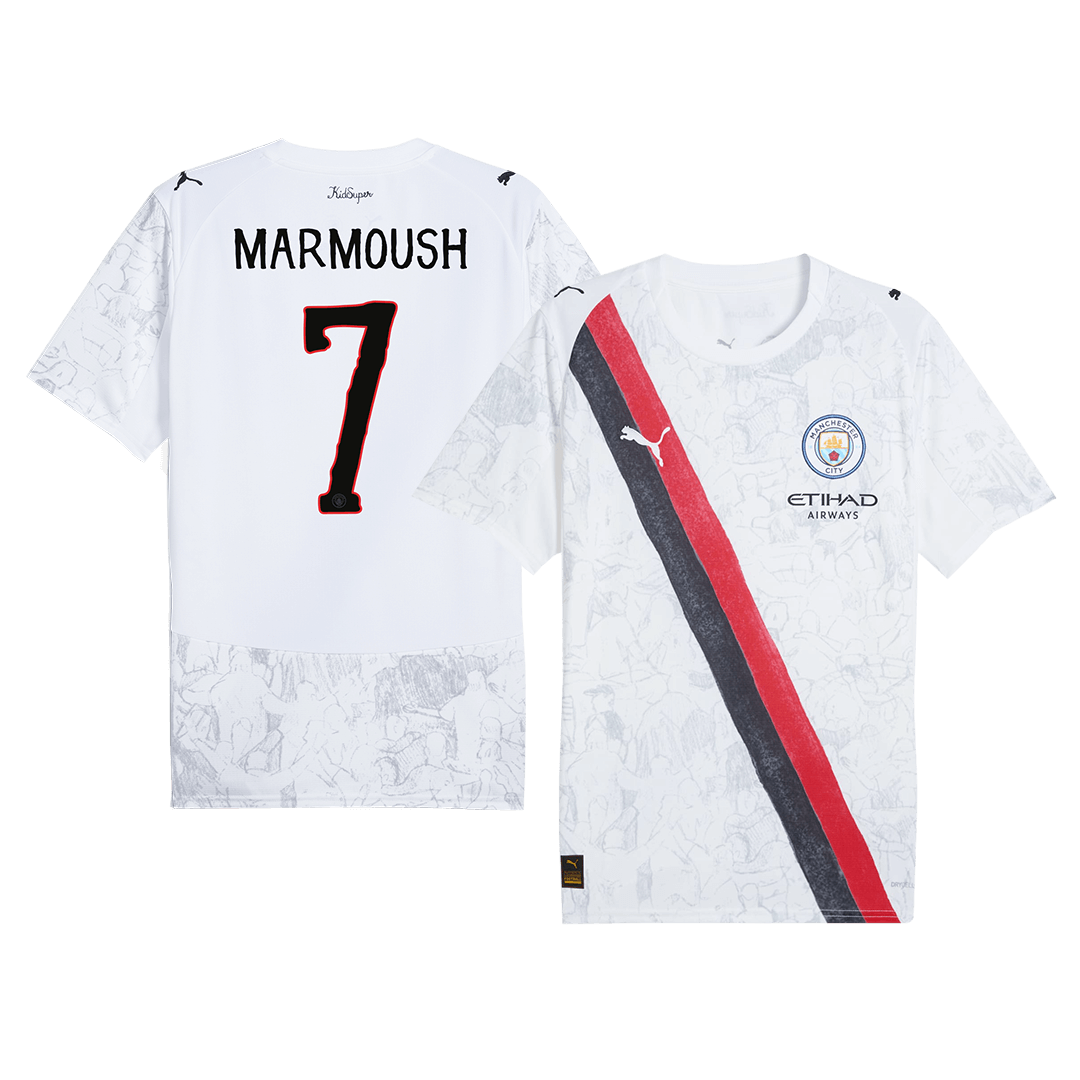 MARMOUSH #7 Maillot de foot enfant Manchester City Coupe du Monde 2025/26 KidSuper