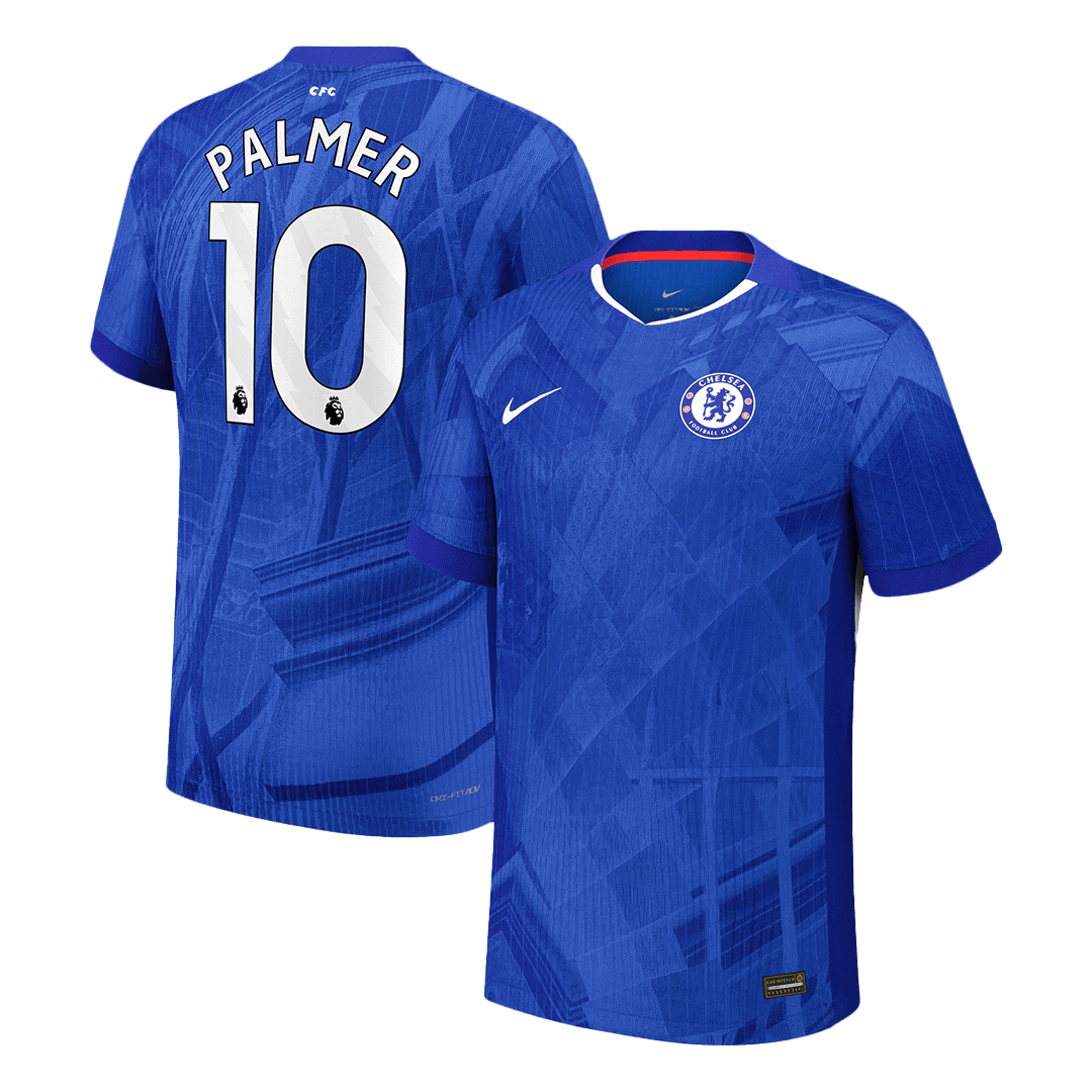 Maillot de football domicile homme Chelsea F.C. 2025/26 PALMER #10 version joueur - Coupe ajustée