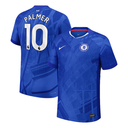 Maillot de football domicile homme Chelsea F.C. 2025/26 PALMER #10 version joueur - Coupe ajustée