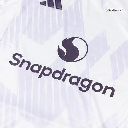 Maillot de foot extérieur Manchester United 2025/26 à manches longues pour homme
