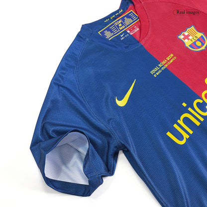 Maillot de Foot Rétro Domicile Homme Barcelone Finale UCL 2008/09