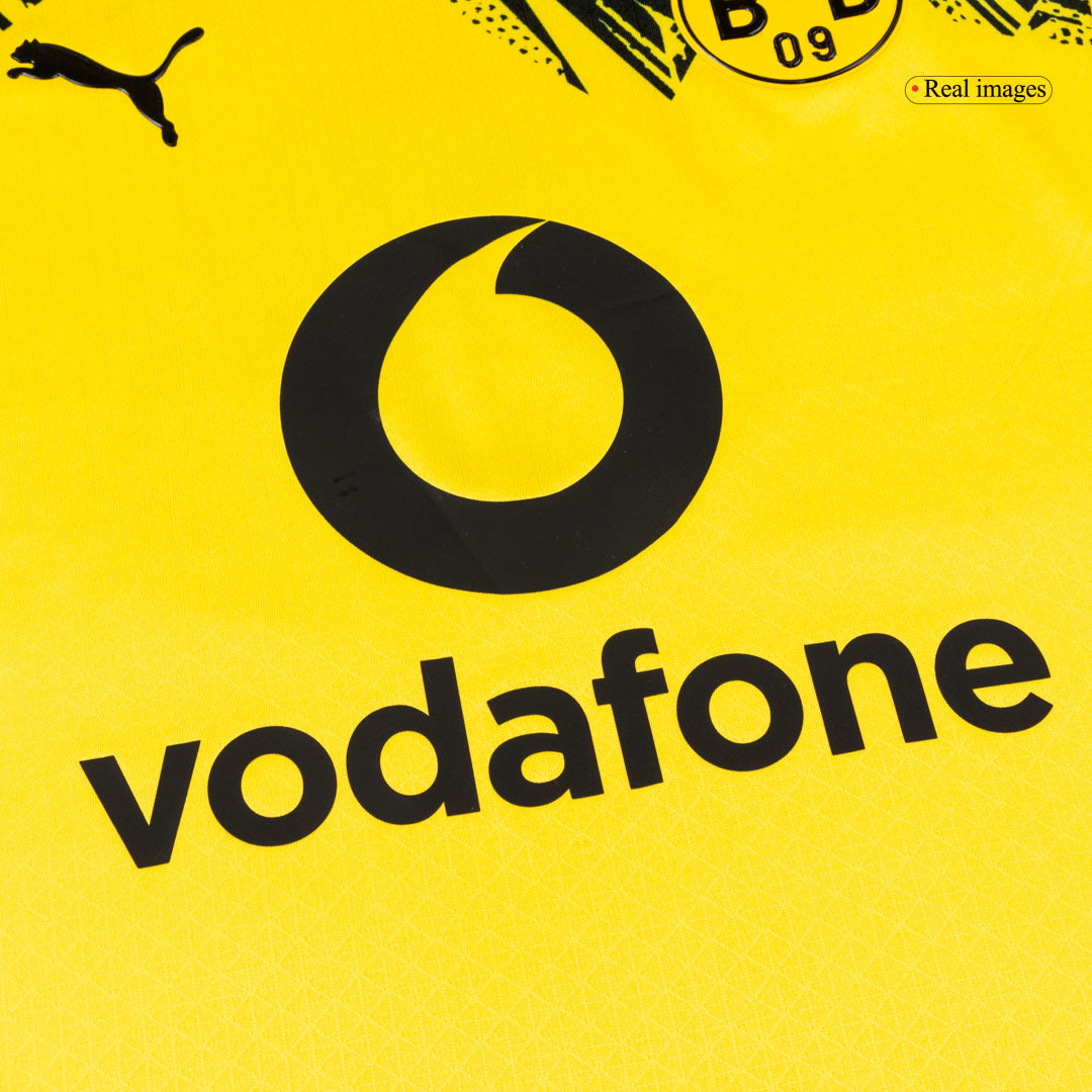 Maillot de foot domicile Borussia Dortmund 2025/26 pour homme - Version joueur - Coupe ajustée