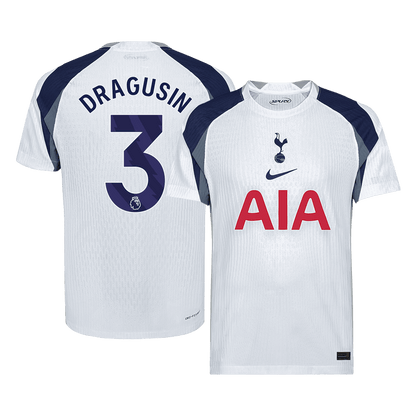 Maillot de foot domicile Homme Tottenham Hotspur 2025/26 - Version Joueur - DRAGUSIN #3 - Coupe ajustée