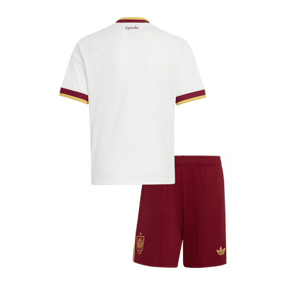 Ensemble Maillot Extérieur de Football Espagne Enfant Coupe du Monde 2026