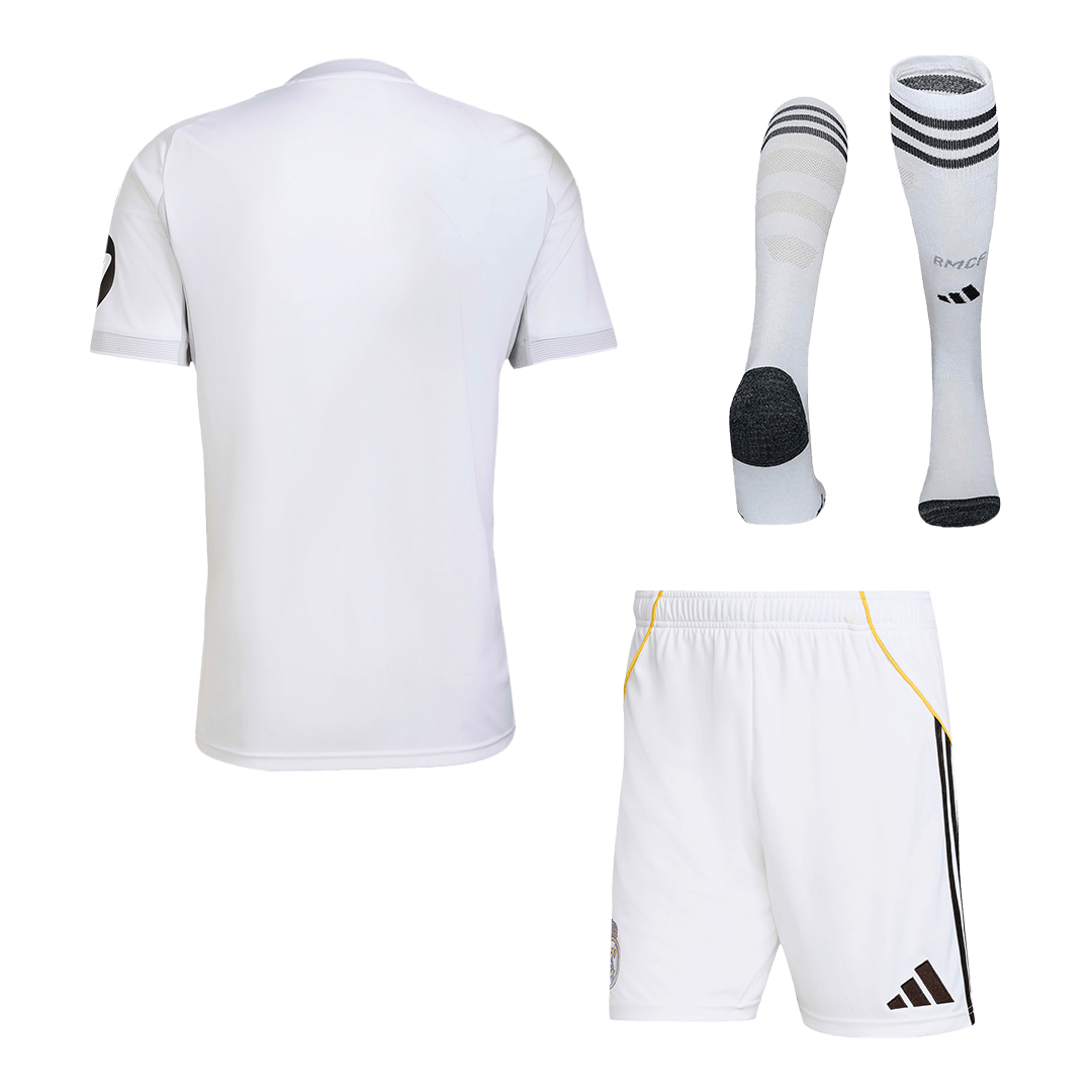 Maillot de football domicile Real Madrid 2025/26 pour homme - Kit complet [PREMIUM]
