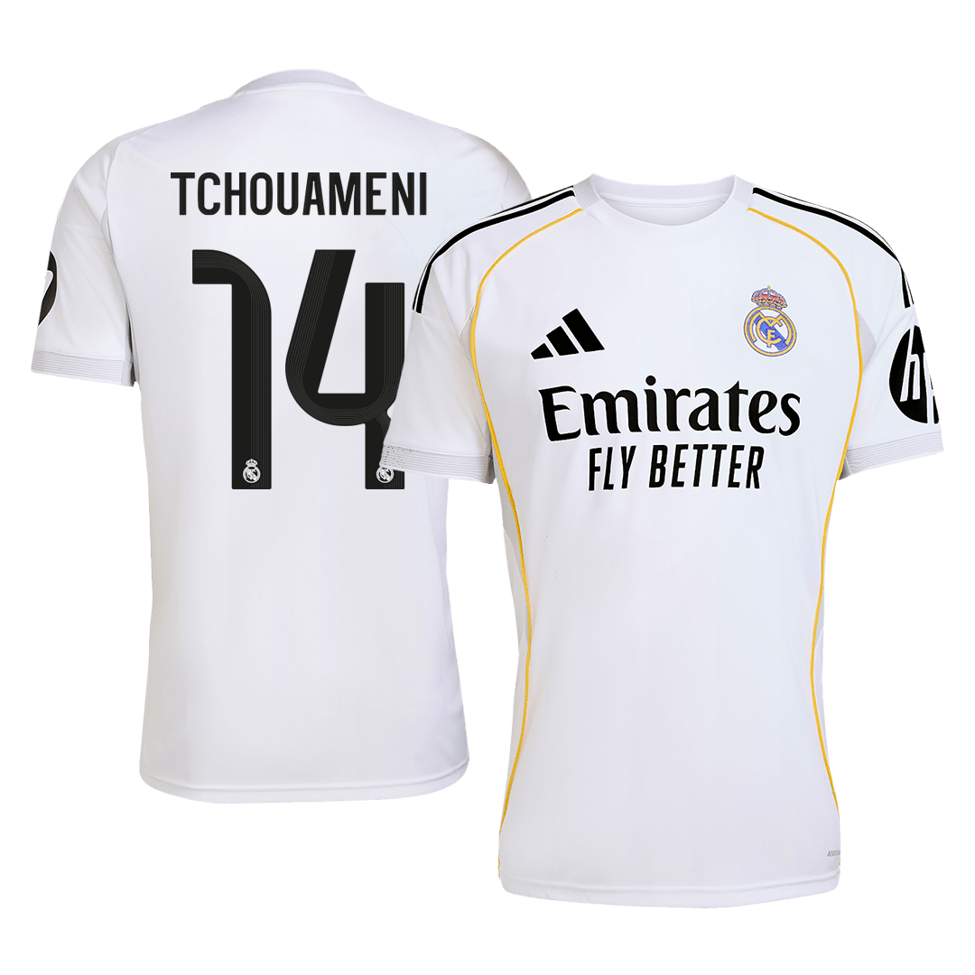 TCHOUAMENI #14 Maillot de Foot Domicile Homme Real Madrid 2025/26 [PREMIUM]
