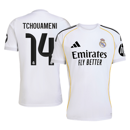 TCHOUAMENI #14 Maillot de Foot Domicile Homme Real Madrid 2025/26 [PREMIUM]