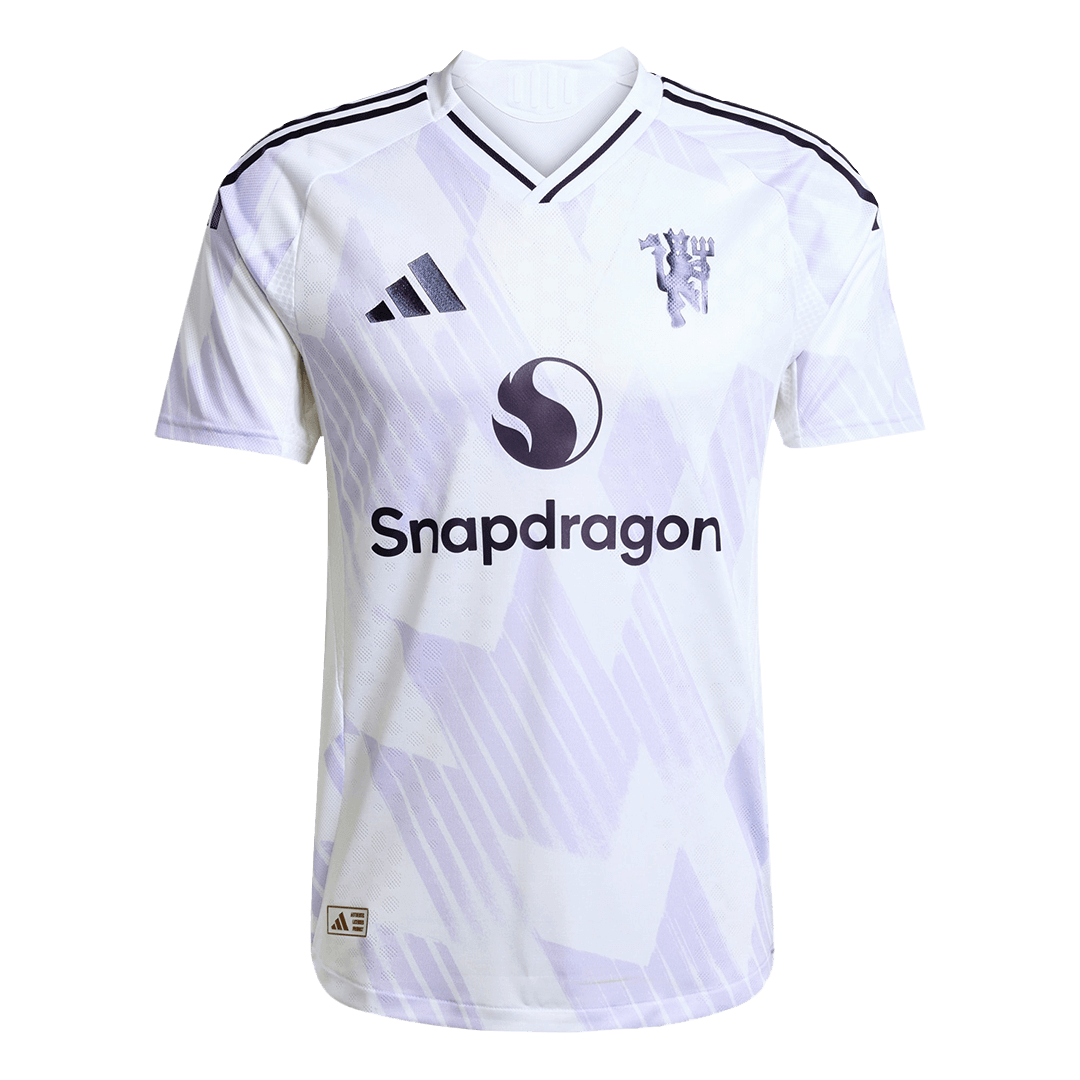 Maillot de football extérieur Manchester United 2025/26 pour homme - Version joueur - Coupe ajustée