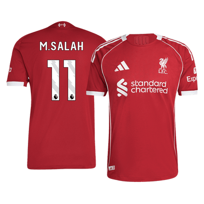 Maillot de foot domicile Liverpool 2025/26 - Version joueur - Coupe ajustée - Homme - M.SALAH #11