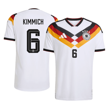 Maillot de foot domicile homme KIMMICH #6 Allemagne Coupe du Monde 2026 version joueur - Coupe ajustée
