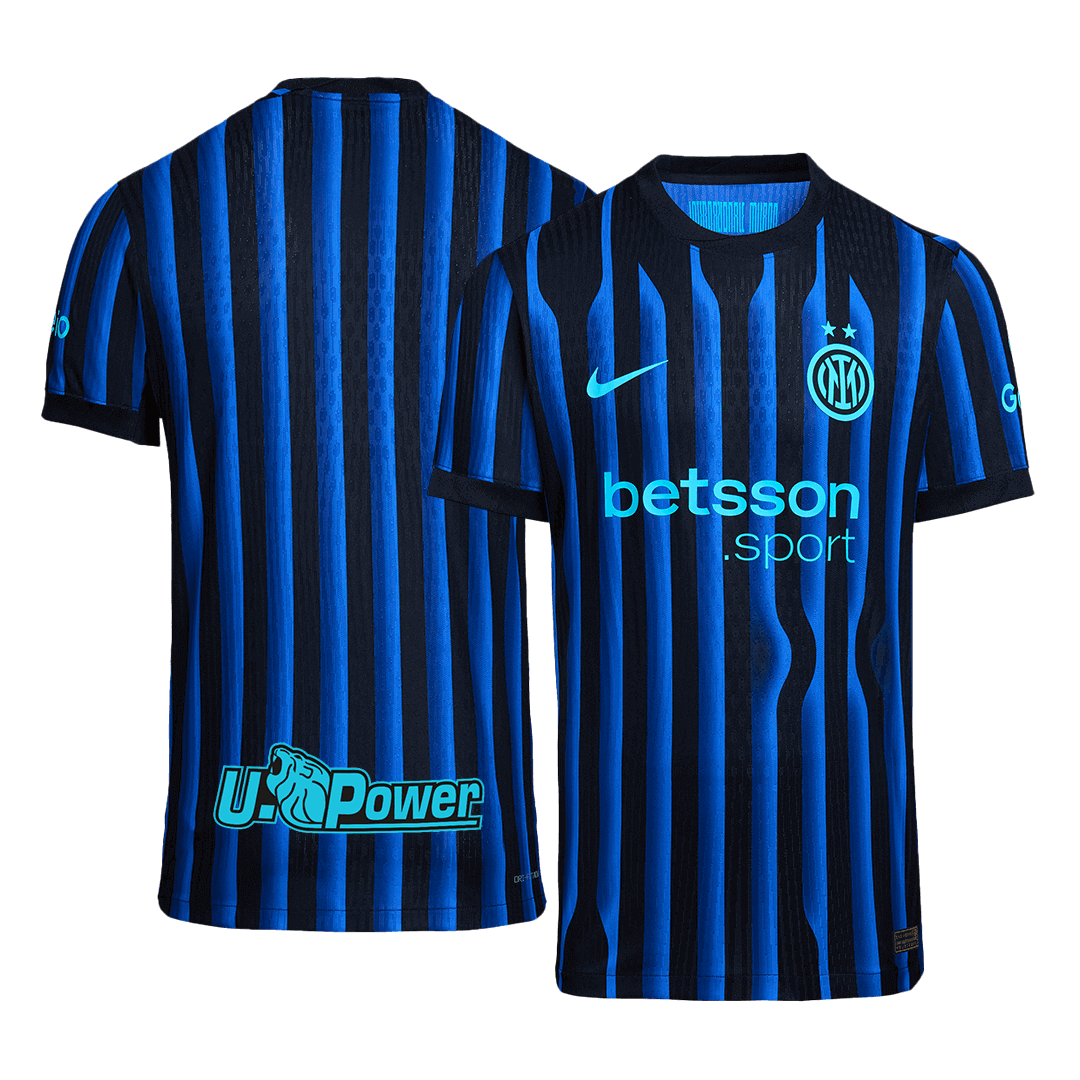 Maillot de football domicile Inter Milan 2025/26 pour homme - Version joueur - Coupe ajustée